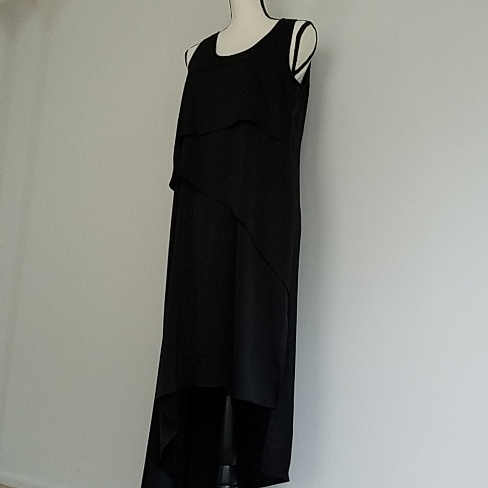 BCBGMAXAZRIA Reese draped tank dress XS
